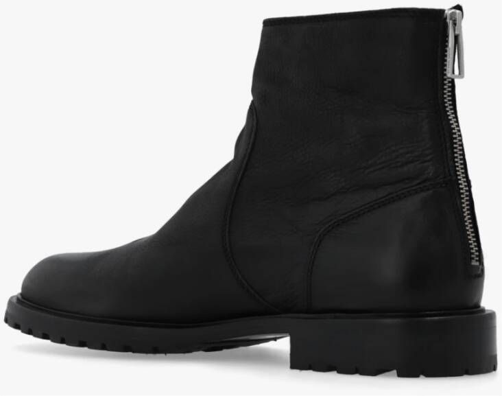 PS By Paul Smith Leren enkellaarzen Black Heren