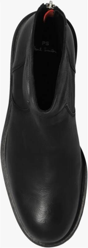 PS By Paul Smith Leren enkellaarzen Black Heren