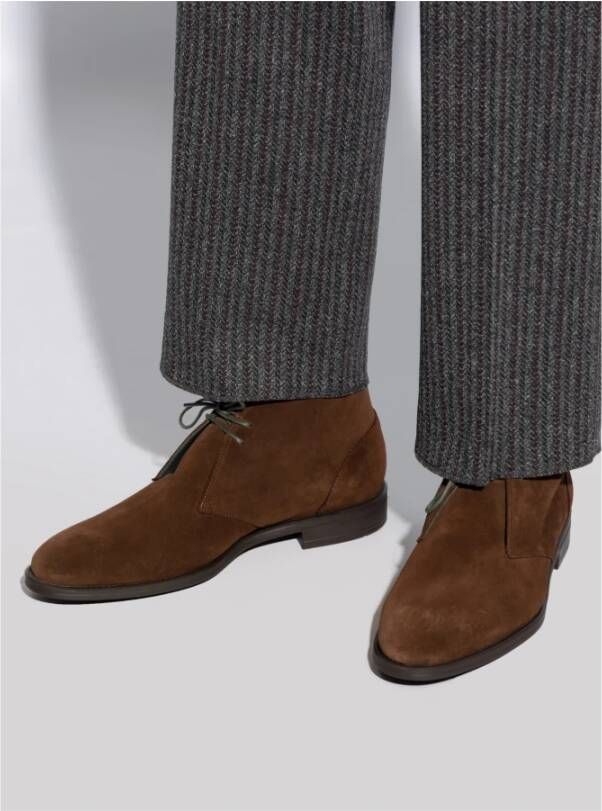 PS By Paul Smith Leren enkellaarzen Brown Heren