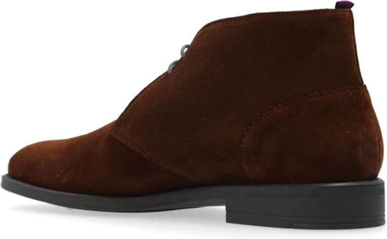 PS By Paul Smith Leren enkellaarzen Brown Heren