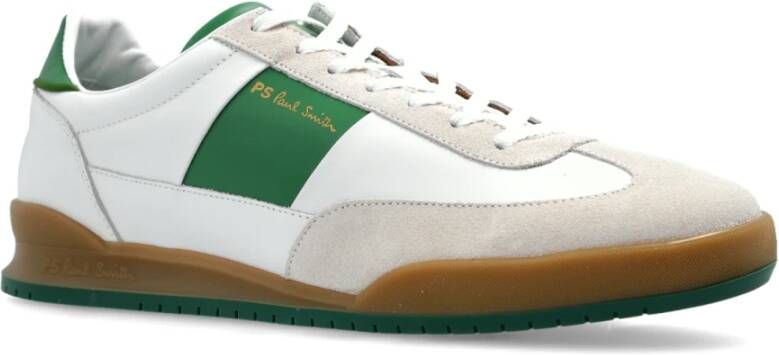 PS By Paul Smith Leren sneakers White Heren