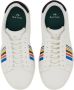 PS By Paul Smith Leren Streep Sneaker White Heren - Thumbnail 2