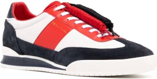 PS By Paul Smith Rode Suède Sneakers Multicolor Heren