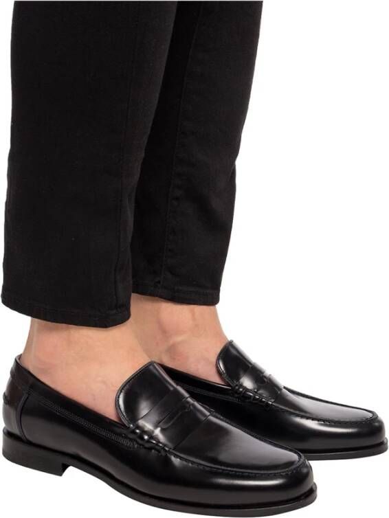 PS By Paul Smith Teddy leren loafers Black Heren