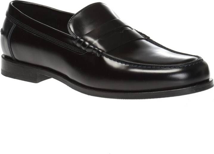 PS By Paul Smith Teddy leren loafers Black Heren