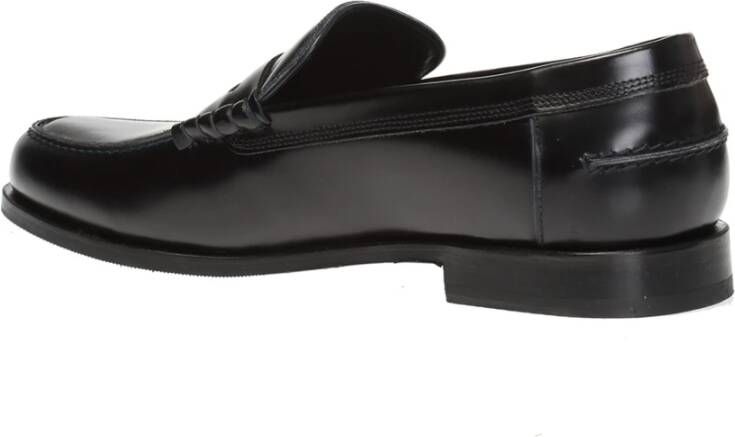 PS By Paul Smith Teddy leren loafers Black Heren