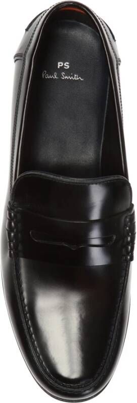 PS By Paul Smith Teddy leren loafers Black Heren