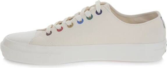 PS By Paul Smith Witte Canvas Sneakers Kinsey Stijl White Heren