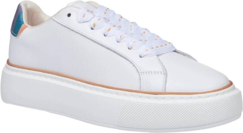 PS By Paul Smith Witte Guppy Sneaker Rubberen Zool White Dames