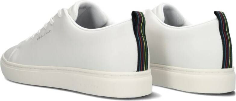 PS By Paul Smith Witte Leren Lage Sneakers White Heren