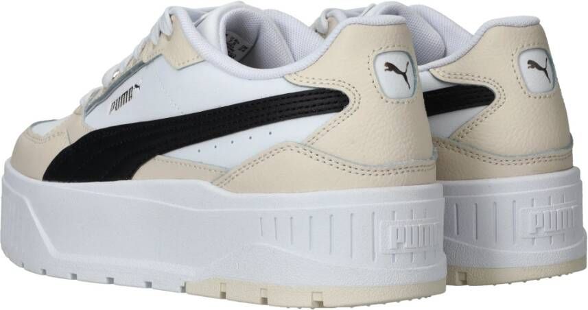 Puma Beige en wit platform sneaker Multicolor Dames