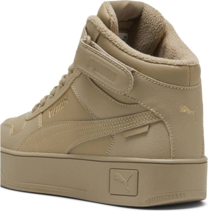 Puma Beige Street Enkellaarzen voor vrouwen Beige Dames