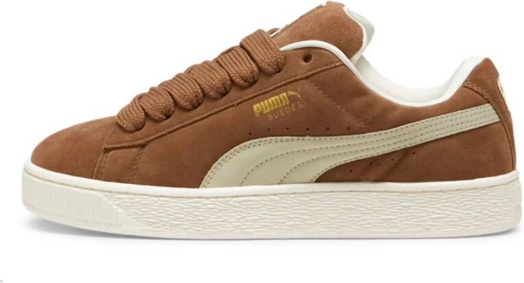 Puma Breakdance-geïnspireerde Suede XL Sneaker Brown Heren