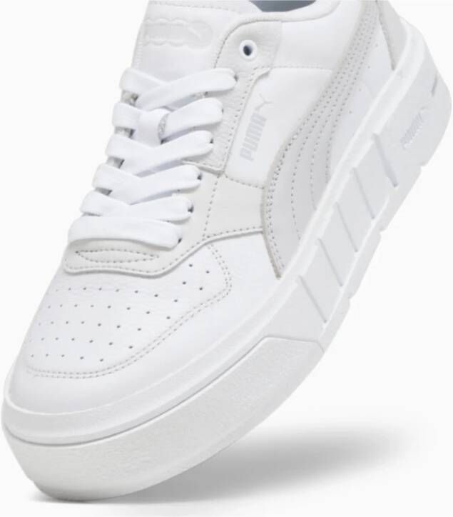 Puma Lichtgrijze Court Sneakers Wit Heren