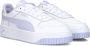 PUMA Carina Street Jr Meisjes Sneakers White-Cool Weather - Thumbnail 3