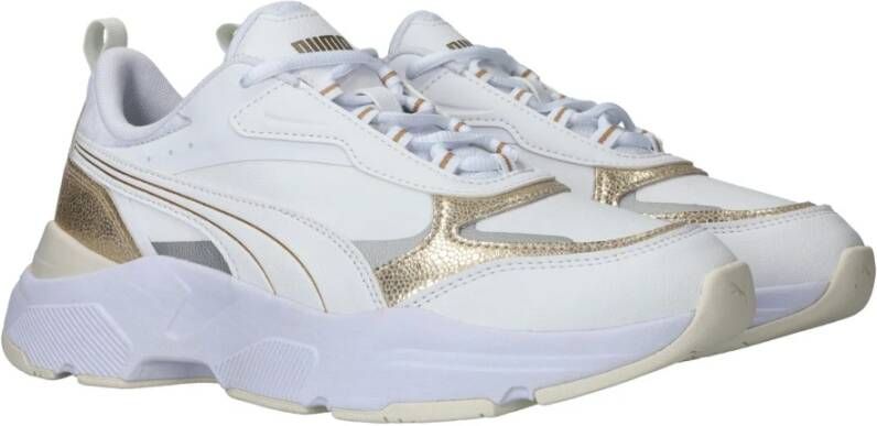 Puma Cassia Metallic Shine sneaker White Dames