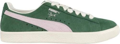 Puma Clyde OG Leren Sneakers Green Dames