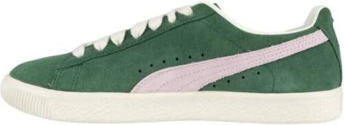 Puma Clyde OG Leren Sneakers Green Dames