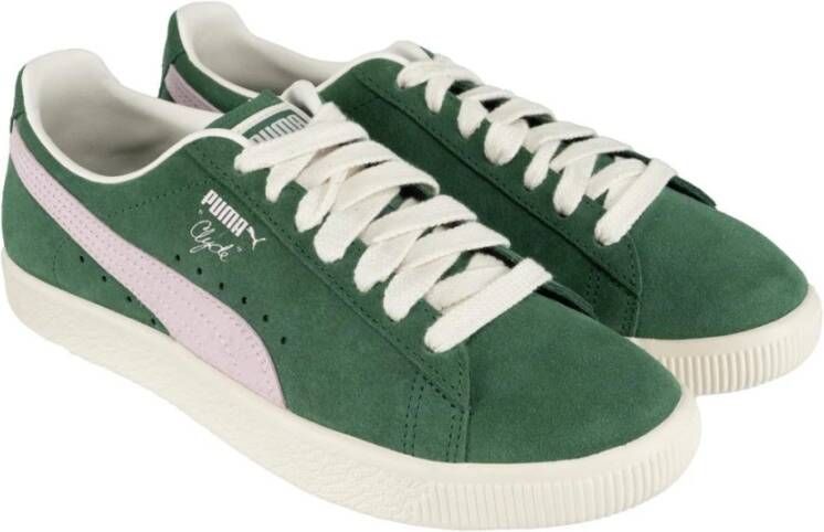 Puma Clyde OG Leren Sneakers Green Dames