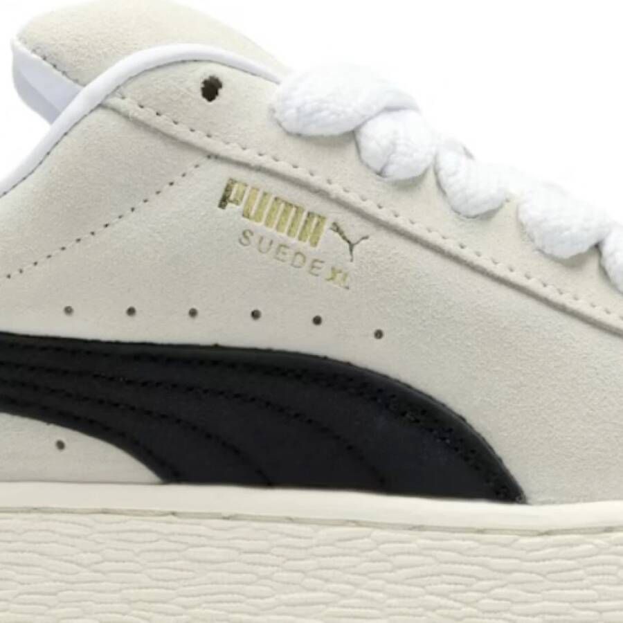 Puma Crème Sneakers Suède Formstrip Mesh Beige Heren