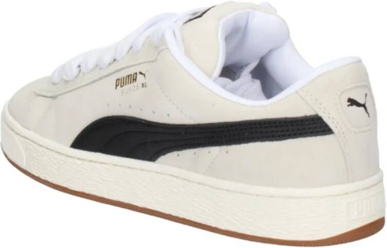 Puma Crème Sneakers Suède Formstrip Mesh Beige Heren