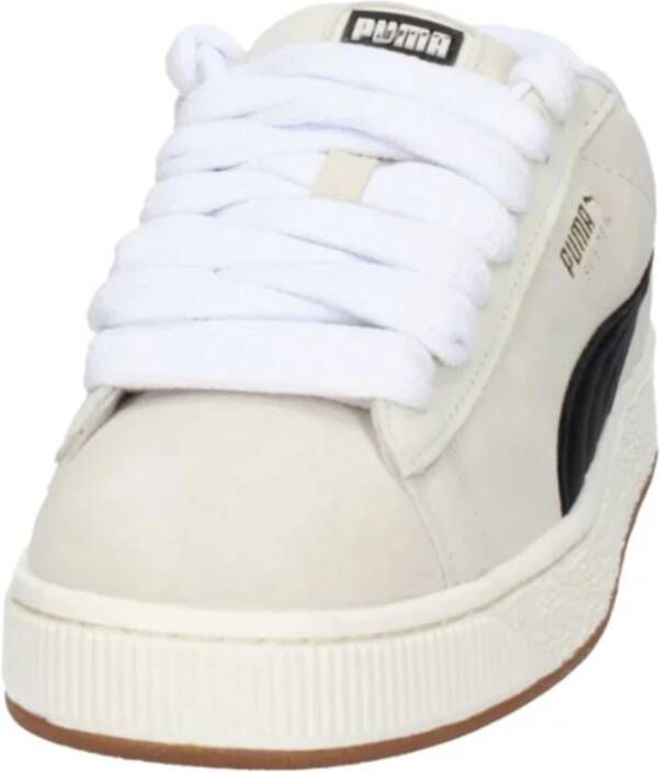 Puma Crème Sneakers Suède Formstrip Mesh Beige Heren