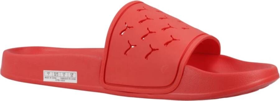 Puma Cut Out Sliders Red Heren