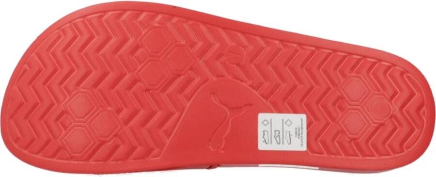 Puma Cut Out Sliders Red Heren