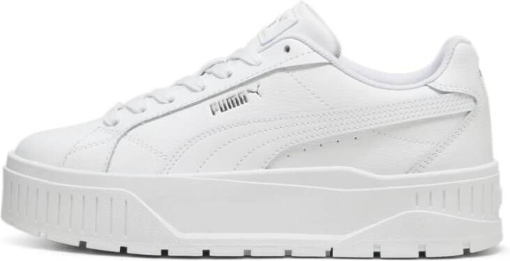 Puma Dames Leren Sneakers met SoftFoam+ Demping White Dames