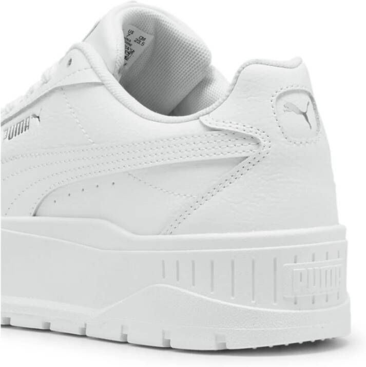 Puma Dames Leren Sneakers met SoftFoam+ Demping White Dames