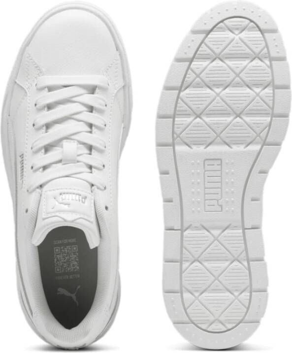 Puma Dames Leren Sneakers met SoftFoam+ Demping White Dames