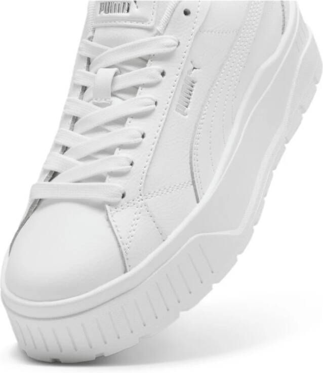 Puma Dames Leren Sneakers met SoftFoam+ Demping White Dames