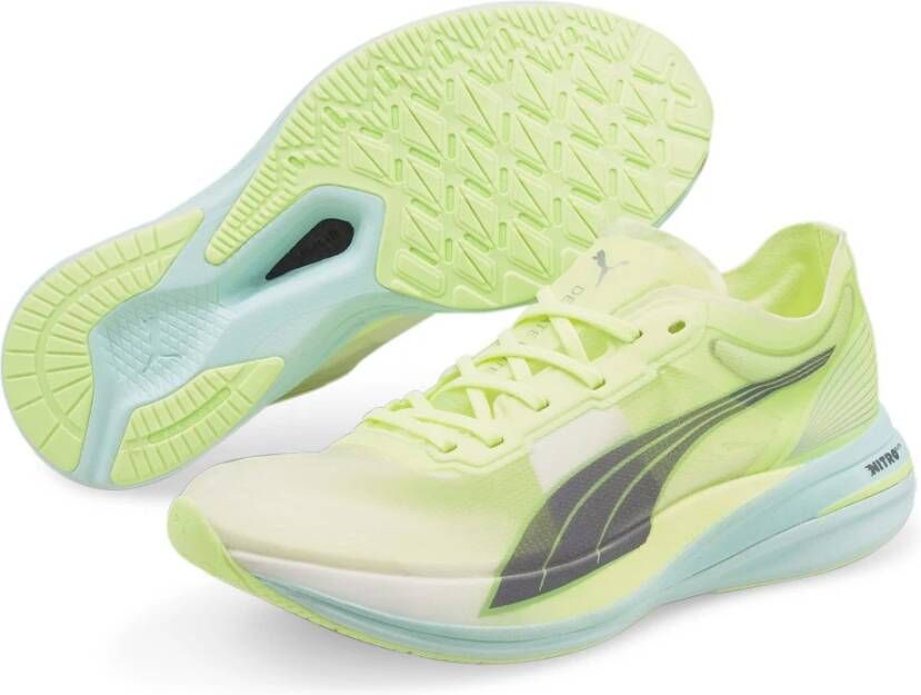 Puma Deviate Nitro Elite Sneakers Green Dames