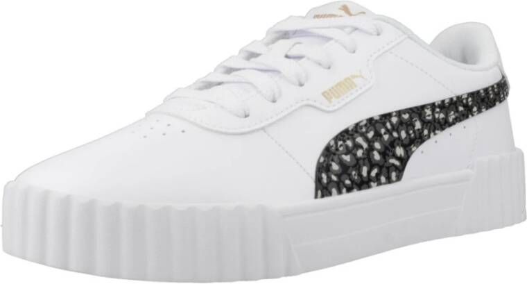 Puma Dierenprint Sneakers voor Junioren White Dames