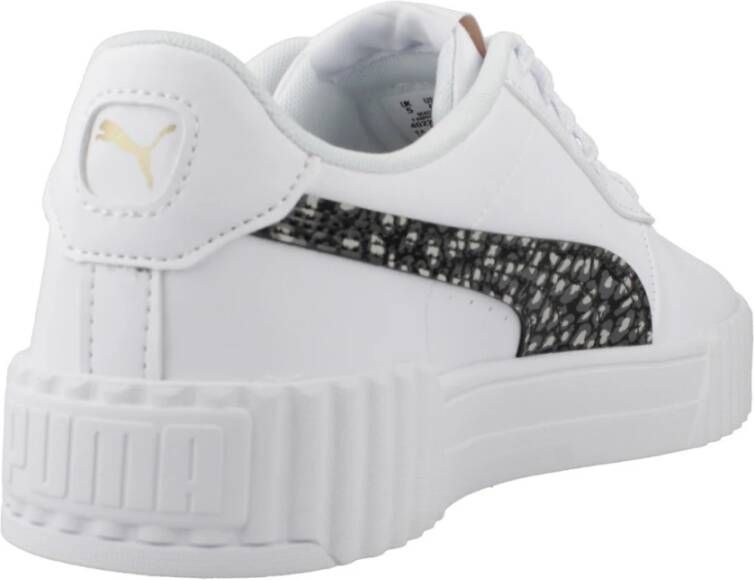 Puma Dierenprint Sneakers voor Junioren White Dames