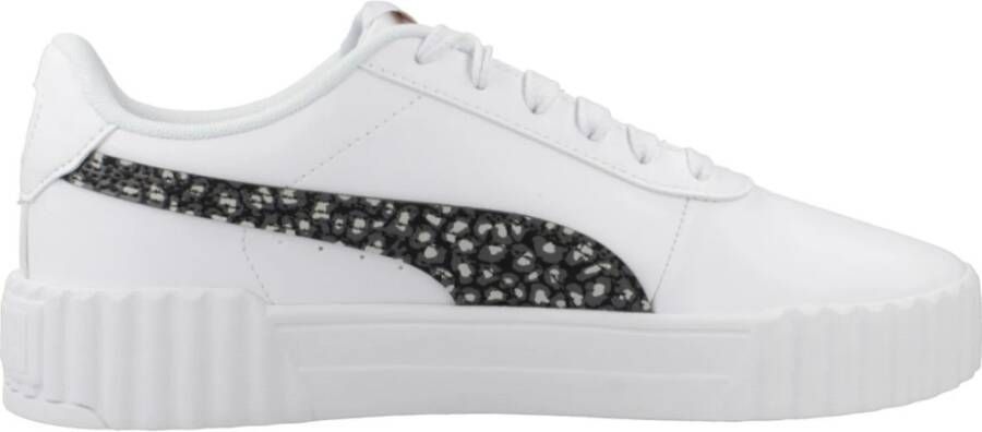 Puma Dierenprint Sneakers voor Junioren White Dames