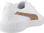 PUMA Carina 3.0 Animal Jr Sneakers White-Light Sand- Gold - Thumbnail 4