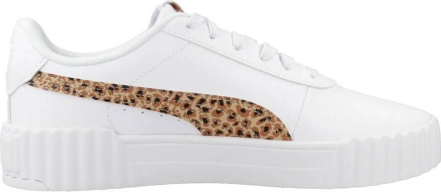 Puma Dierenprint Sneakers voor Junioren White Dames