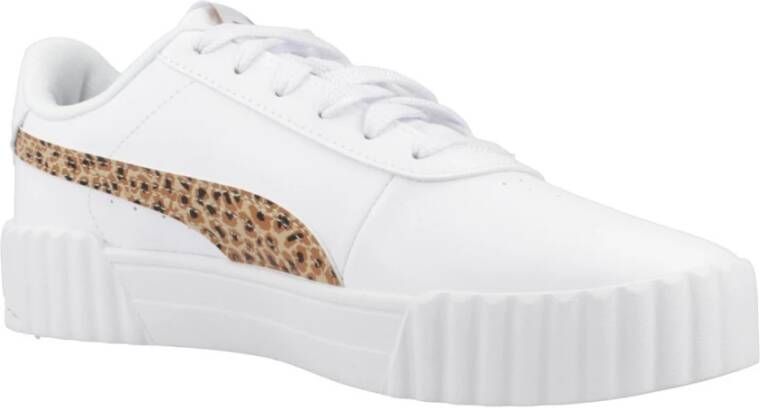 Puma Dierenprint Sneakers voor Junioren White Dames