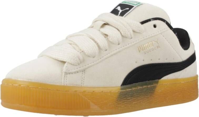 Puma Donkere Risico Suède Sneakers White Dames