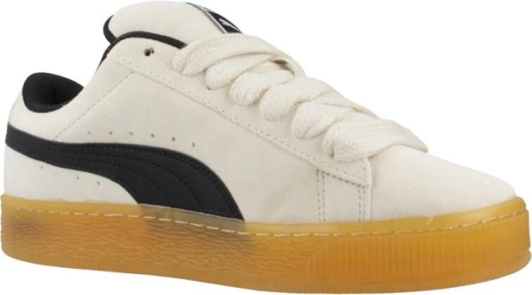 Puma Donkere Risico Suède Sneakers White Dames