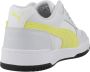 Puma RBD game Low leren sneakers lichtgrijs geel zwart Leer 35.5 - Thumbnail 7