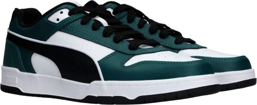 Puma Game Low Sneaker Stijlvol en Comfortabel Groen Heren