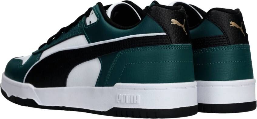 Puma Game Low Sneaker Stijlvol en Comfortabel Groen Heren