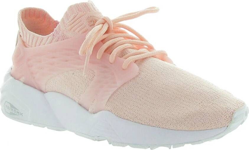 Puma Gebreide Kooi Sneakers Gouden Klassieke Stijl Pink Dames