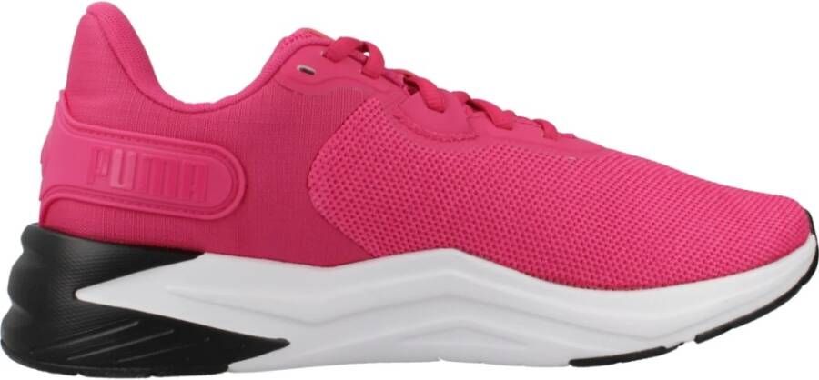 Puma Gebreide Sneakers Pink Heren