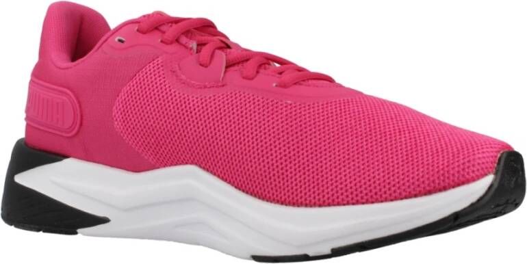 Puma Gebreide Sneakers Pink Heren