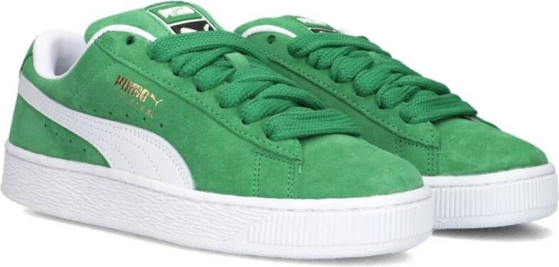 Puma Groene Suede Lage Sneakers Green Heren