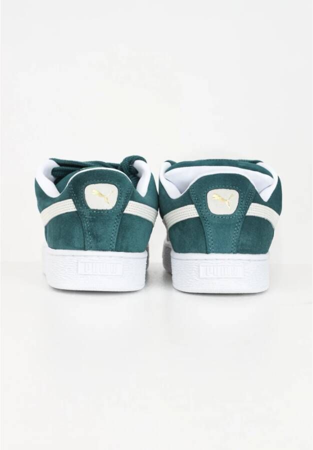 Puma Groene Suede Sneakers Green Heren