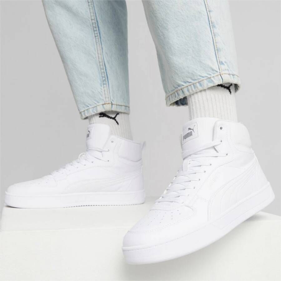 Puma Hoge Unisex Sneakers Retro Stijl White Heren